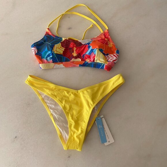 CupShe Bright Floral Print Bikini - Picture 2 of 3